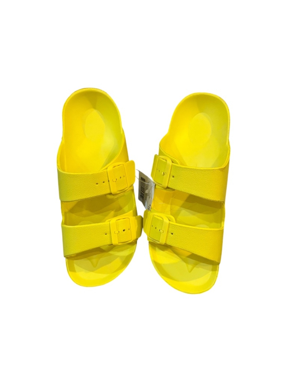 Double Buckle Slide Sandals